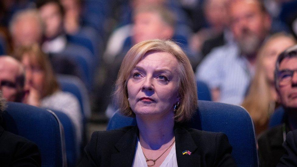 PM Liz Truss at the Tory party conference