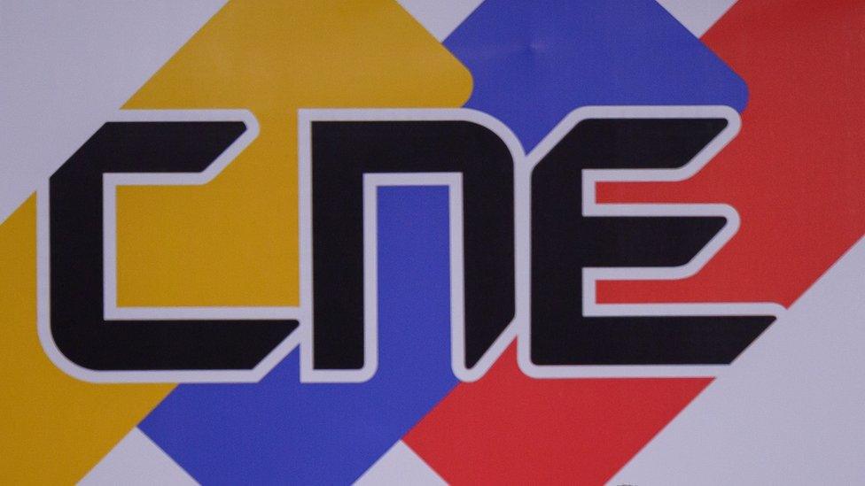 Banner of Venezuela's National Electoral Council