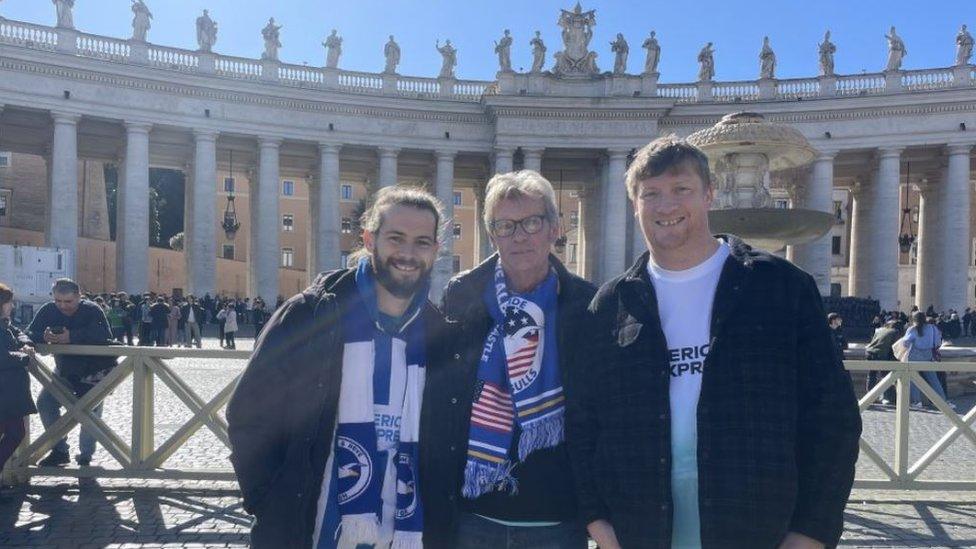 The Tipple family in the Vatican