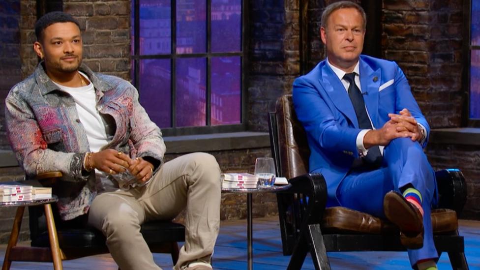 Steven Bartlett and Peter Jones on Dragons' Den