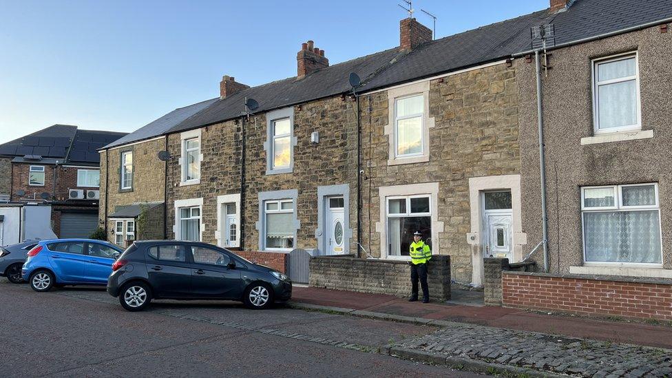 Northumbria Police officer on Eighton Terrace