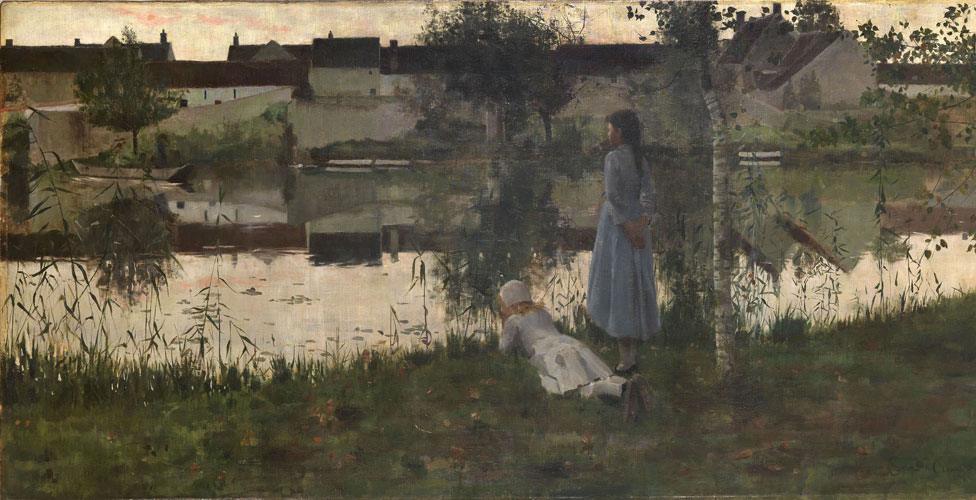 Le Passeur (The Ferry) by William Stott of Oldham