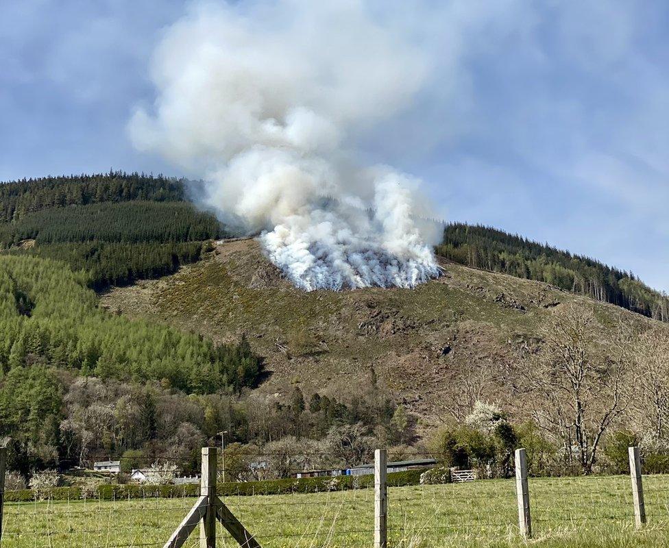 Thornthwaite wildfire