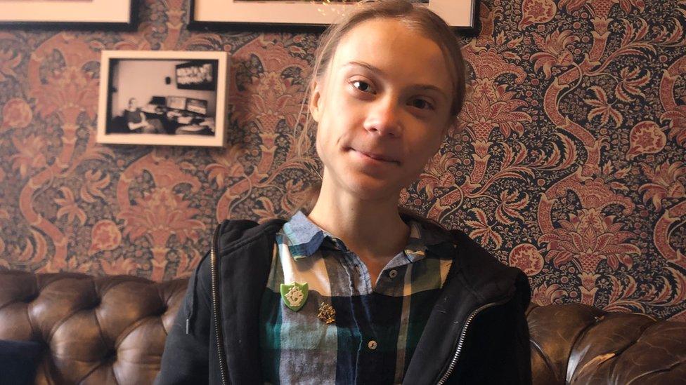 Greta Thunberg.