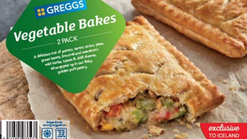 Greggs Vegetable Bakes