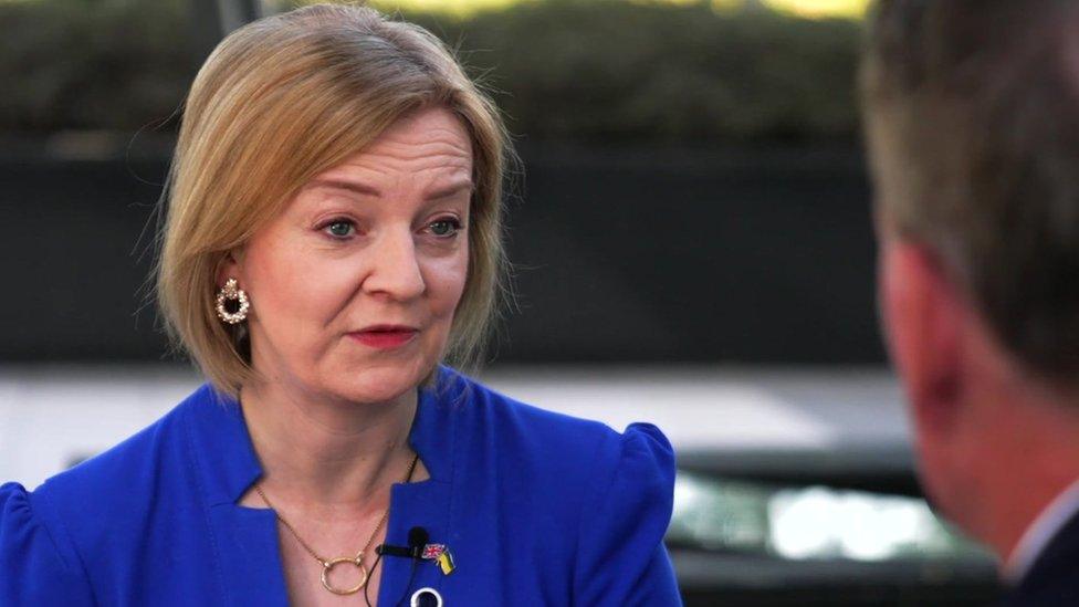 UK Foreign Secretary Liz Truss