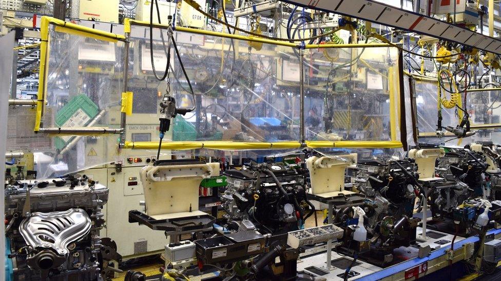 New sheeting in place at Toyota's Deeside factory