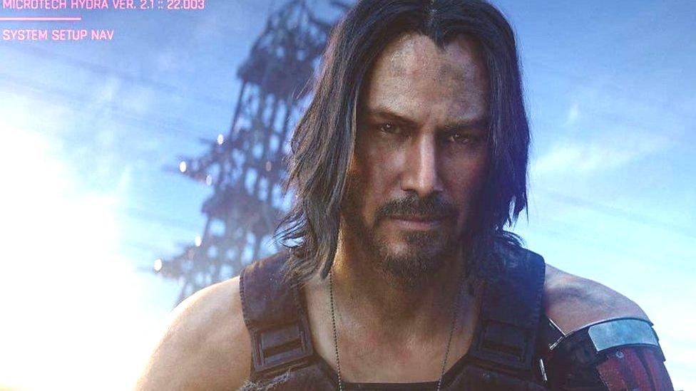 Keanu Reeves' character in Cyberpunk