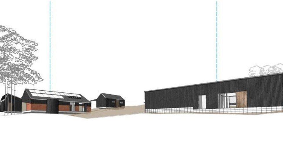 artist impression of some of the new buildings