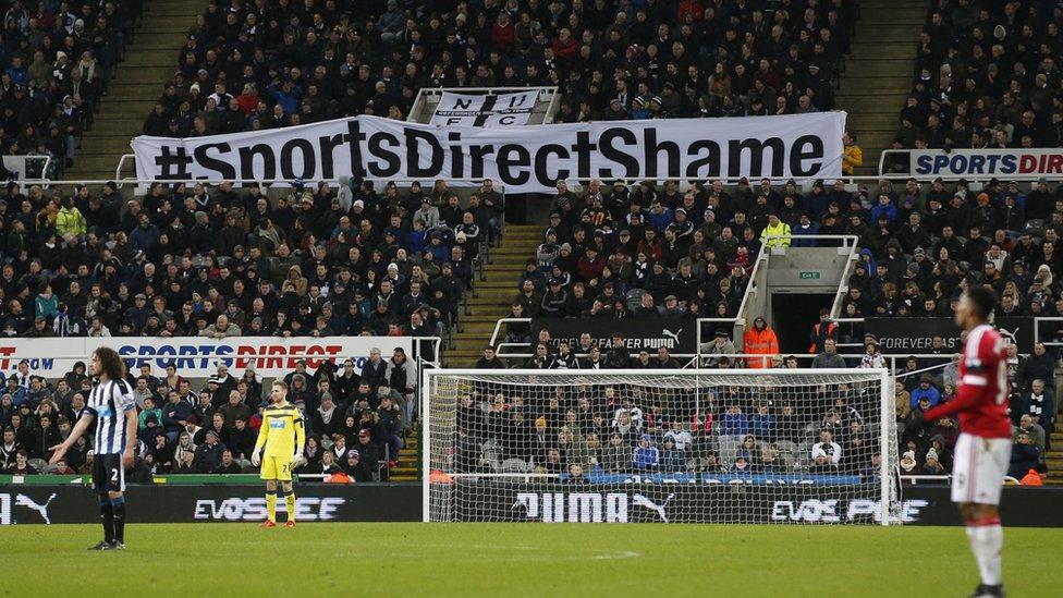 Protest against Mike Ashley