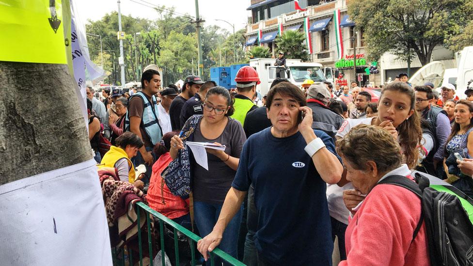 Relatives in Mexico City