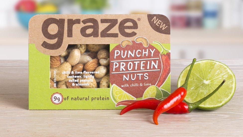 A Graze snack box