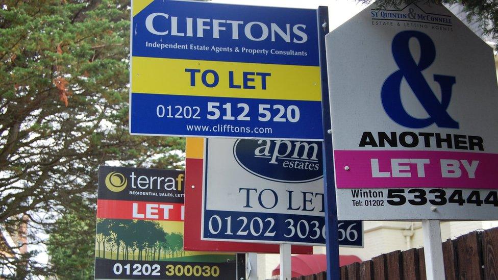 Lettings signs