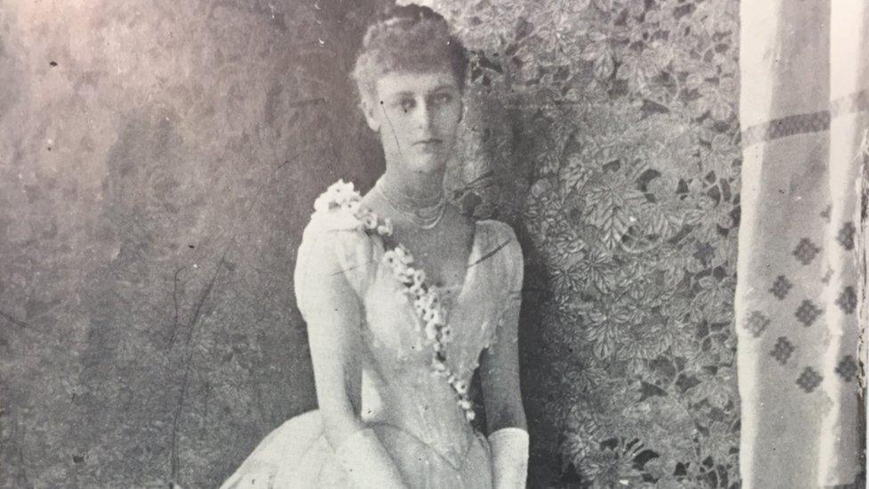 Constance Gore-Booth as a debutante in 1884 (PRONI Ref: D4131/K/4/1/3)