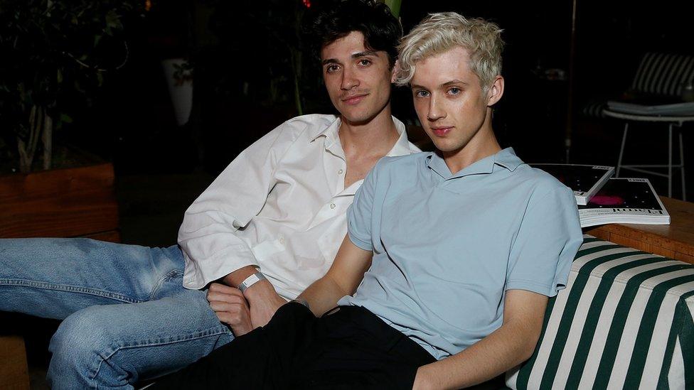 Jacob Bixenman and Troye Sivan