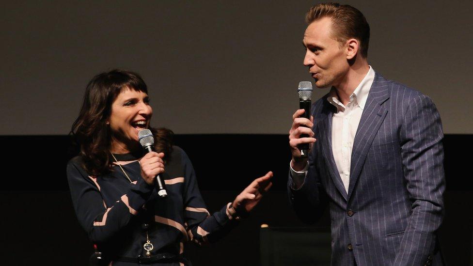 Susanne Bier and Tom Hiddleston