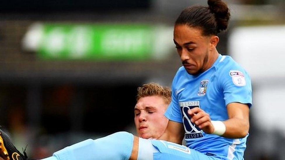 Coventry City winger Jodi Jones missed the rest of the season after suffering the same injury in November 2017