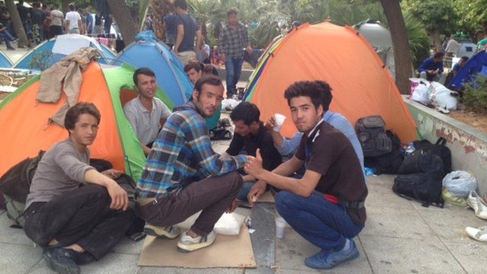 Refugees in Athens