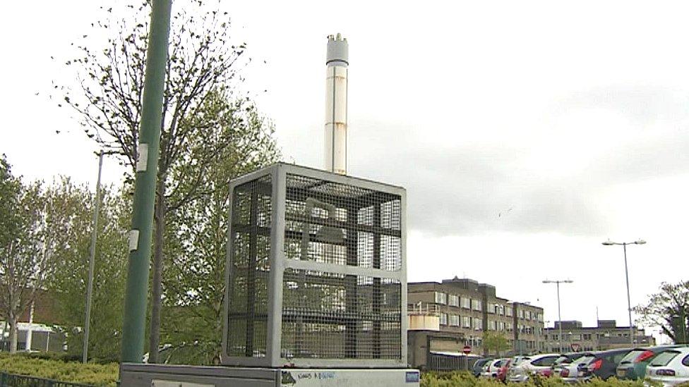 An air monitoring station in Southampton