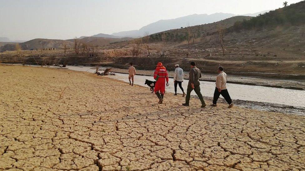 Flood in Estahban county in southern Iran