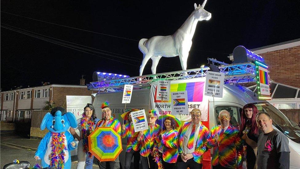 North Somerset LGBT+ Forum members