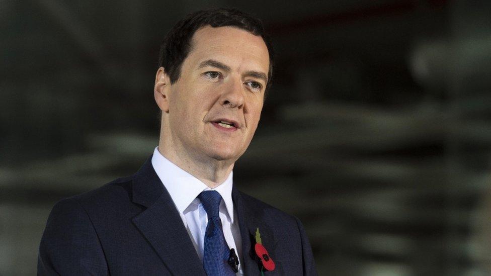 Chancellor George Osborne