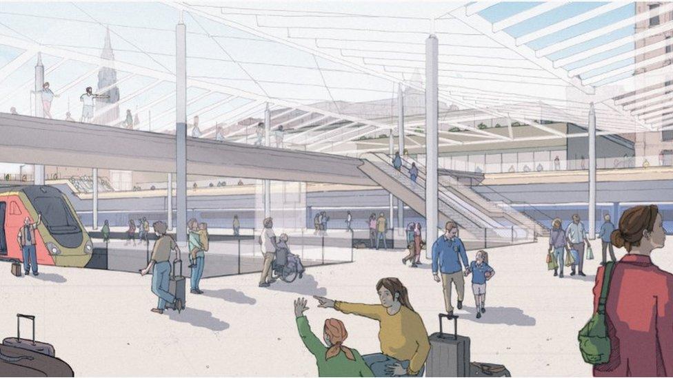 Waverley Station artist impression