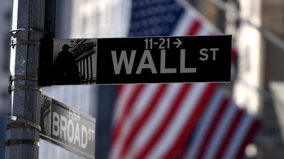 Wall Street street sign