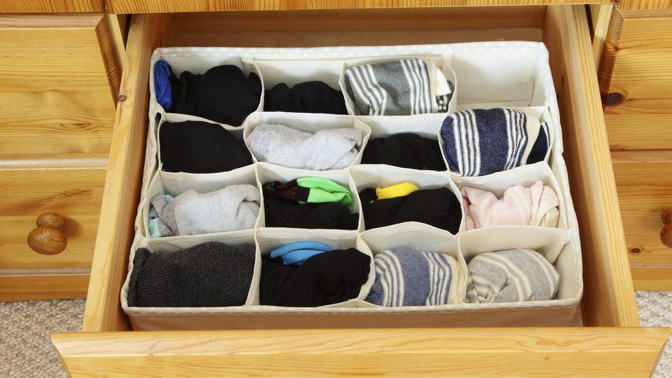 Very tidy sock drawer