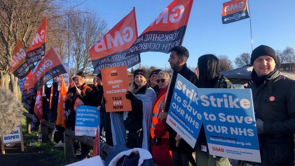 Wakefield picket line