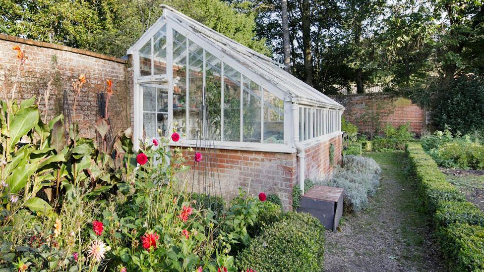 Garden and green house, Abbot's Hall, The Food Museum, Stowmarket