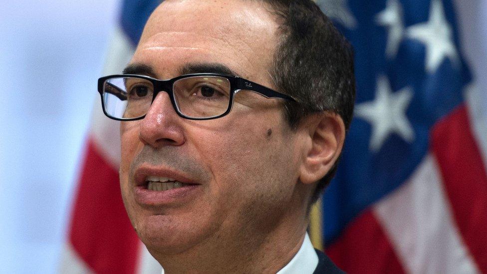 US Treasury Secretary Steven Mnuchin