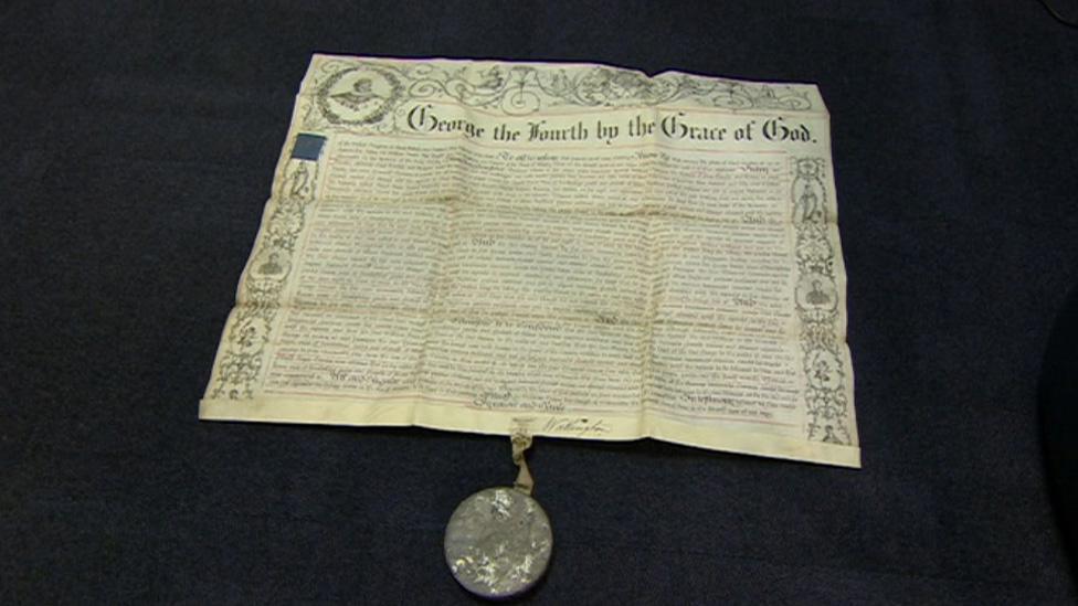 Document with seal