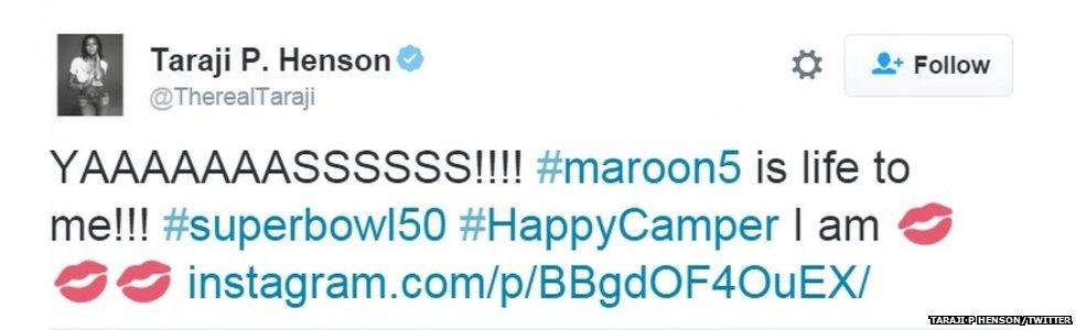 Taraji P Henson's tweet