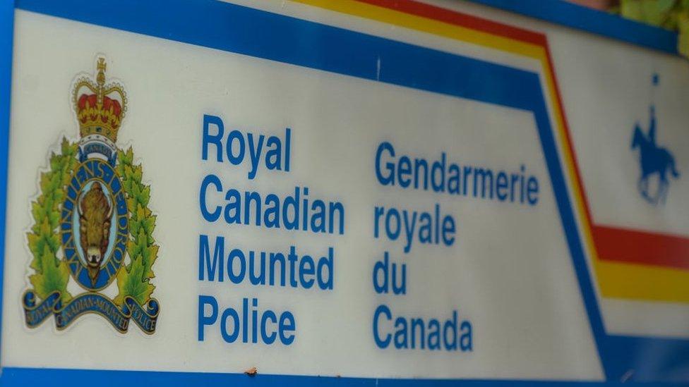 Photo of RCMP sign