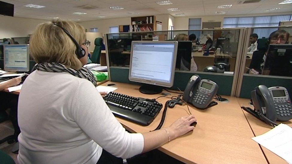 NHS 111 service call handler