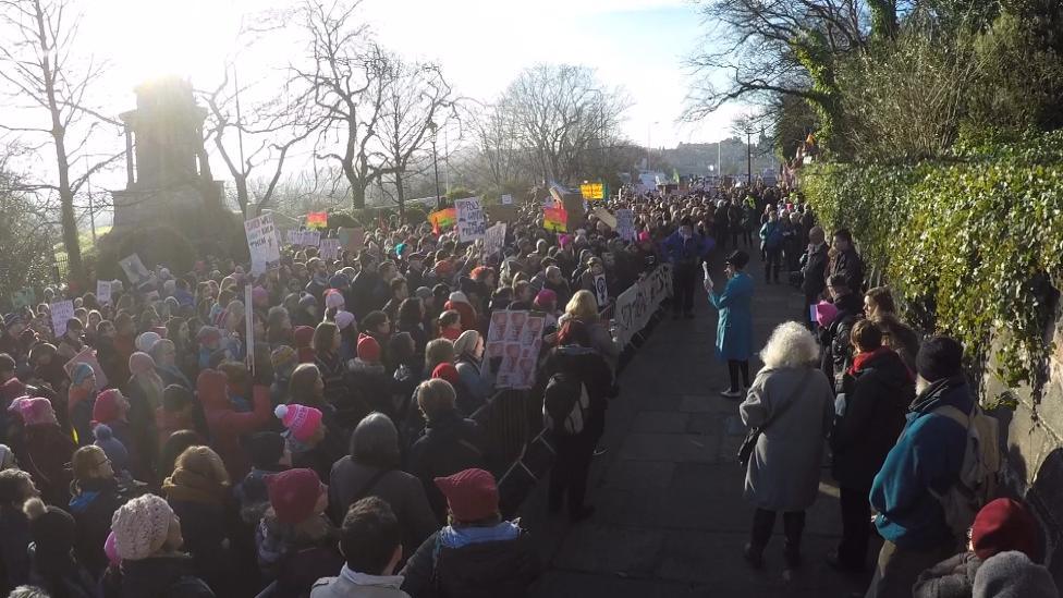 Edinburgh protesters