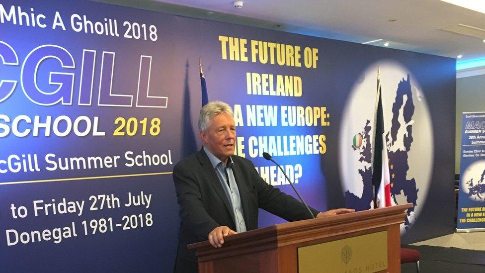 Peter Robinson at the MacGill Summer School on Friday