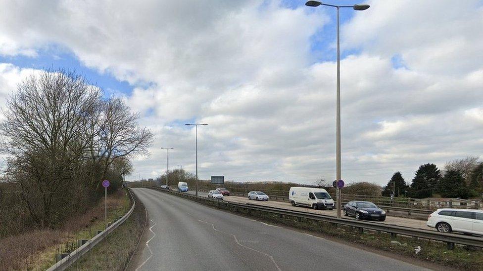 A38 near Long Eaton Island