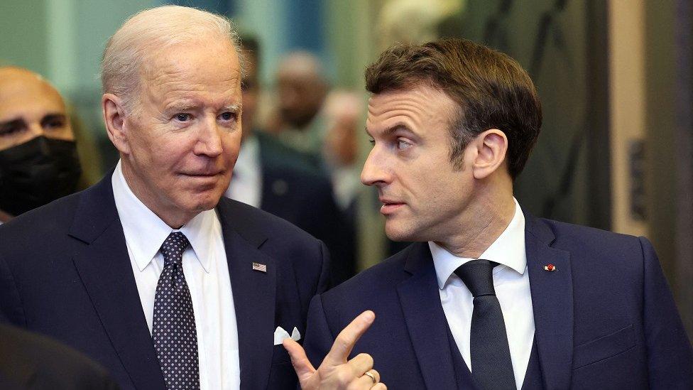 Macron and Biden