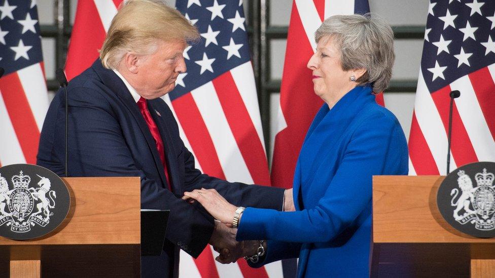 Donald-Trump-and-Theresa-May-meet-in-London