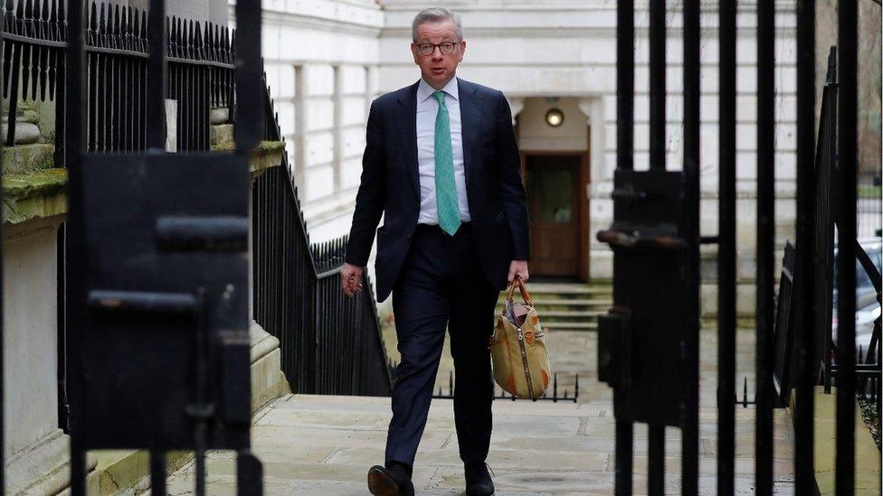 Michael Gove file pic February 2020