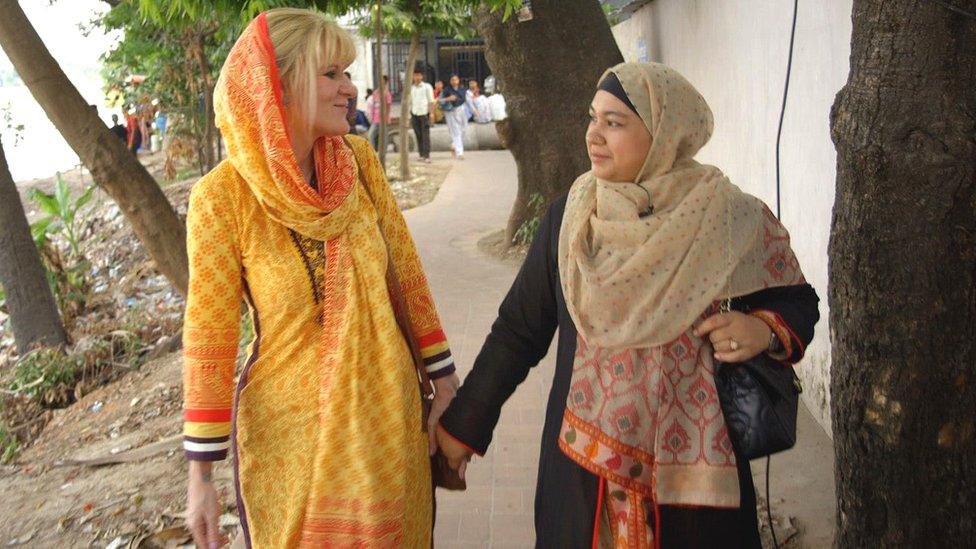 Jo Milne and Amina Khan