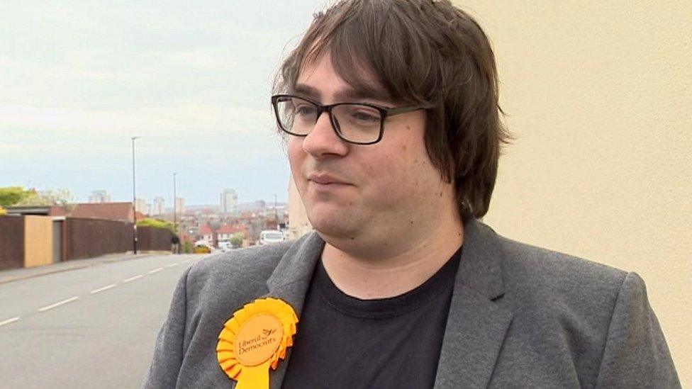 Lib Dem councillor Paul Edgeworth