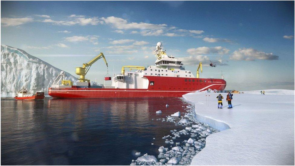 Artwork of RRS Sir David Attenborough