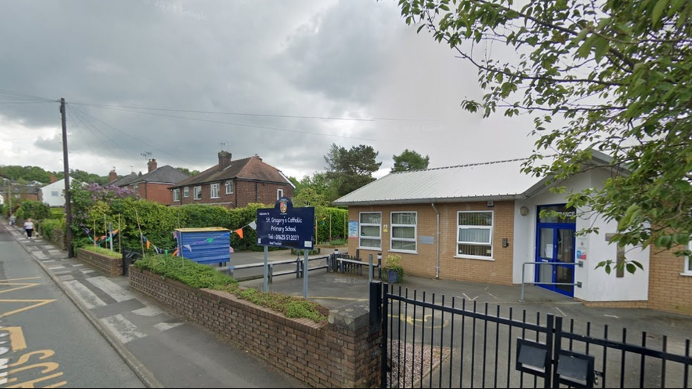 St Gregory's Catholic Primary School in Bollington, Cheshire, had been rated inadequate by Ofsted.