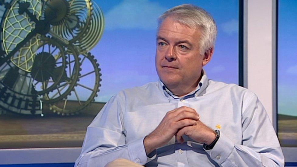 FM Carwyn Jones on Sunday Politics