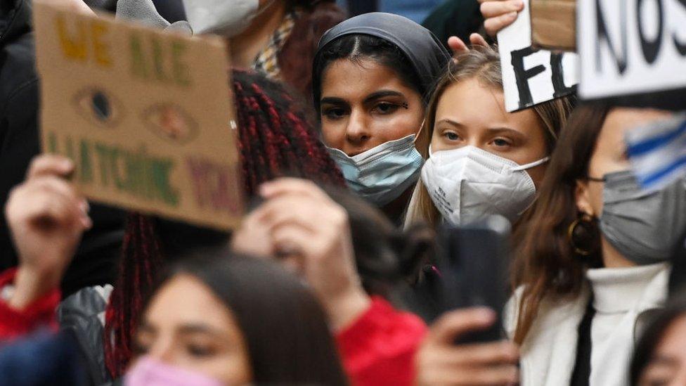 Greta Thunberg in Glasgow