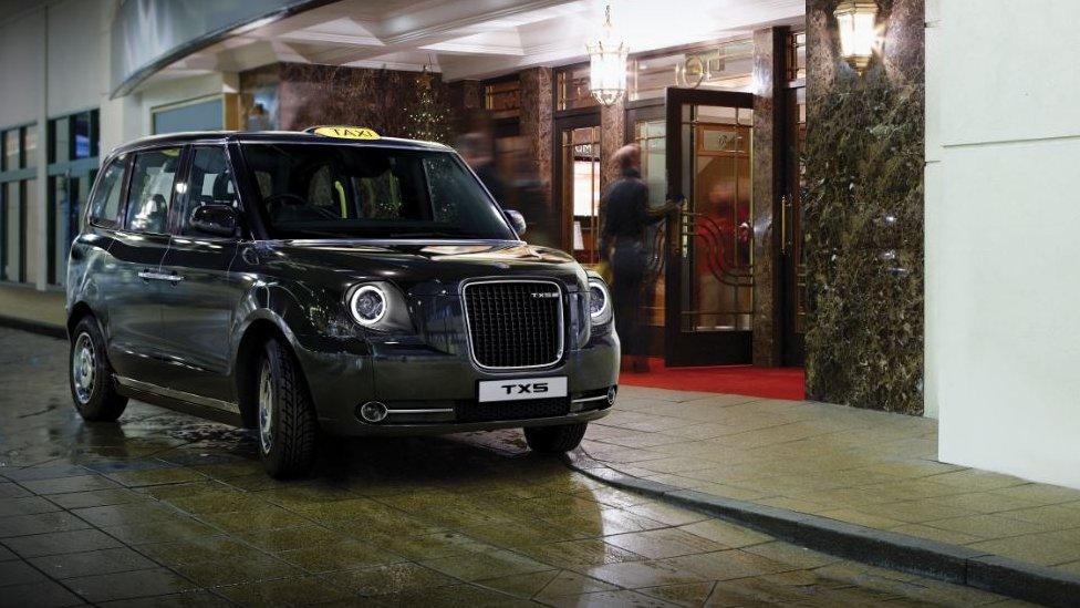 The TX5 - London Taxi Company's first all electric cab