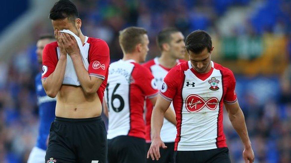 Southampton's player's react to drawing with Everton